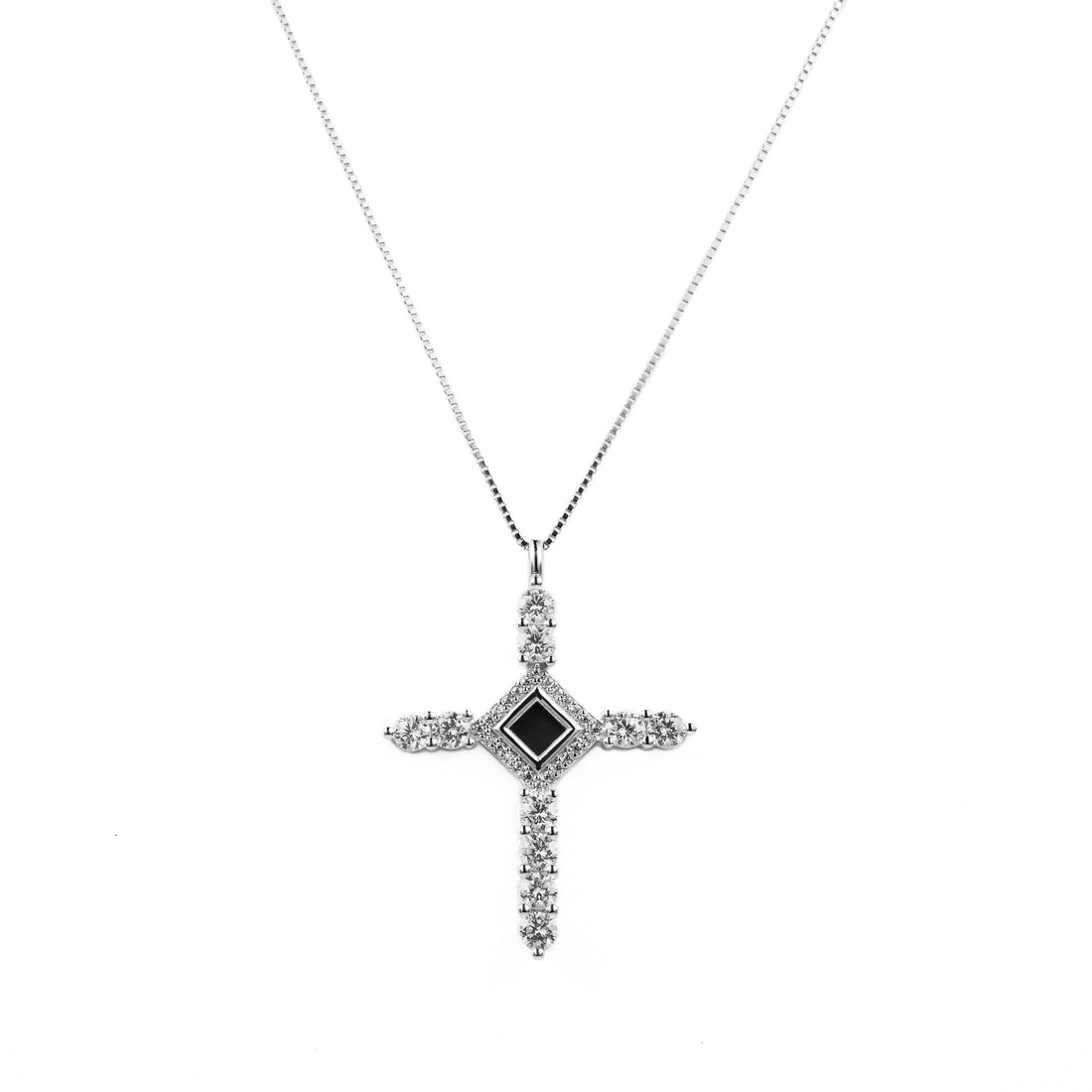 Celestial Cross Pendant Necklace