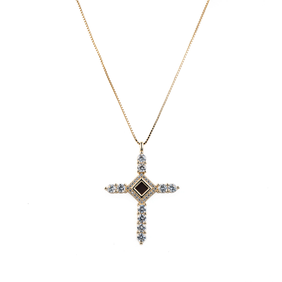 Celestial Cross Pendant Necklace