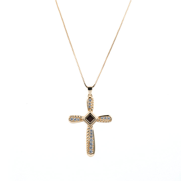 Mary Cross Pendant Necklace