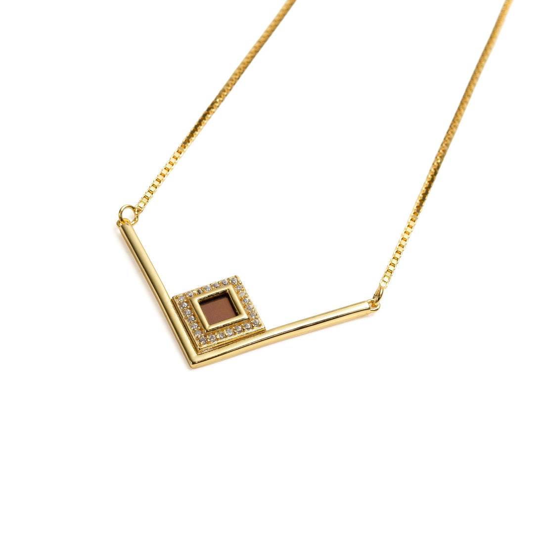 Noble V Pendant Necklace