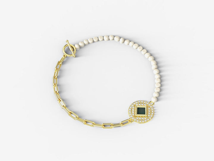 Ruth's Duality Pearl Bracelet